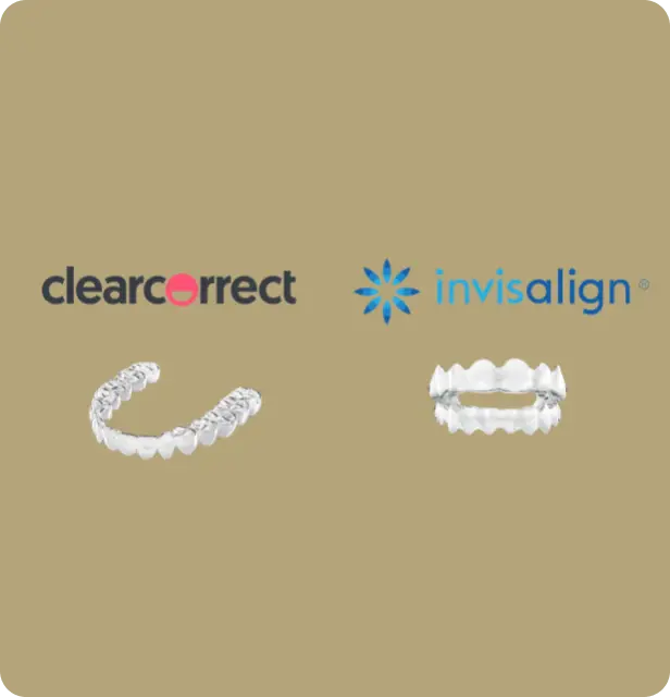 Clear correct and Invisalign
